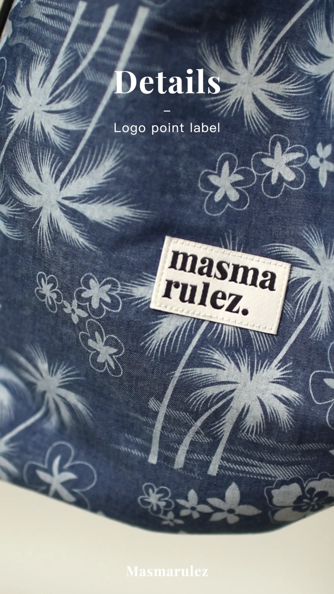 ★masmarulez★ Gym sack string bag hawaii denim Masmarulez] Gym sack string bag _ Hawaii denim – Nyfashioncity