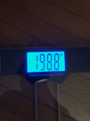 Watch gabriel yaipen's Weight: 198.8 pounds