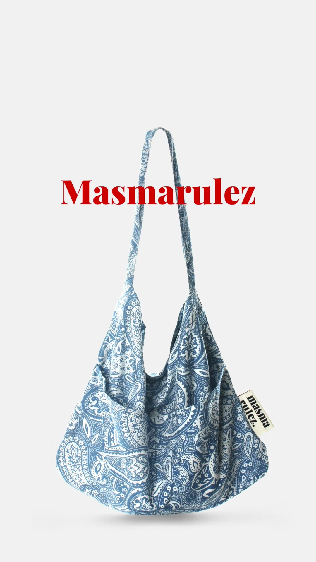 Rabbit eco bag_Paisley blue : Masmarulez [마스마룰즈]