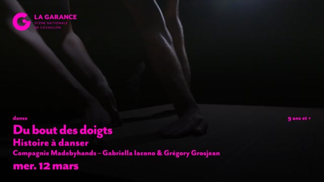 TEASER – Du bout des doigts, Compagnie madebyhands – Gabriella Iacono et Grégory Grosjean