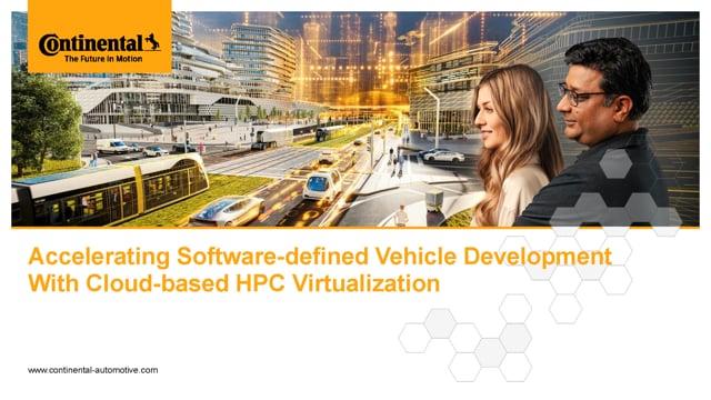 Accelerating software-defined vehicle development with cloud-based HPC virtualization