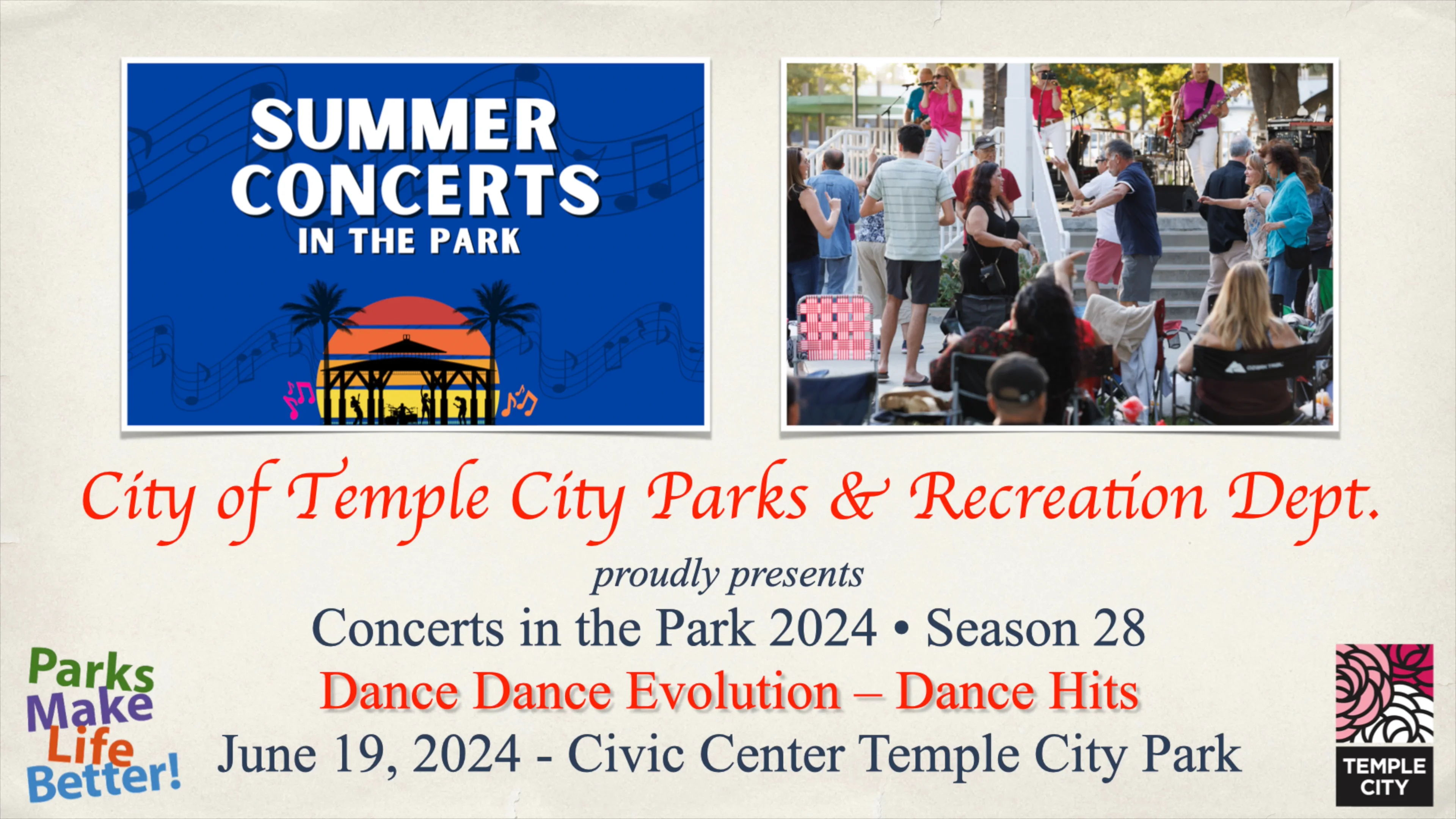 June 19, 2024 Temple City Concerts in the Park Dance Dance