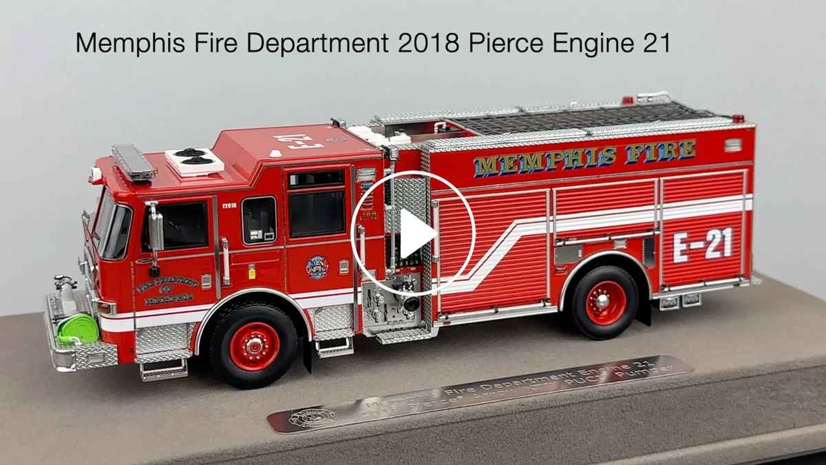 Fire Replicas 1:50 scale model of Memphis Fire Department 2018