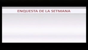 Enquesta de la setmana del 22 d'agost