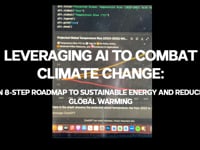 Leveraging AI to Combat Climate Change: An 8-Step Roadmap to Sustainable Energy and Reduced Global Warming