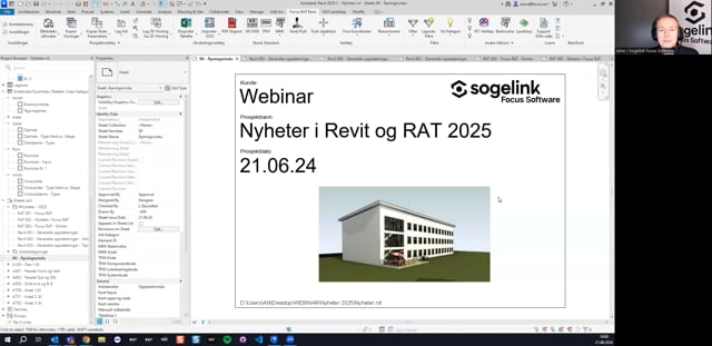 Nyheter i Revit og Focus RAT 2025