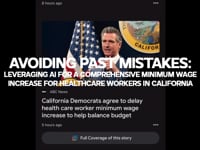 Avoiding Past Mistakes: Leveraging AI for a Comprehensive Minimum Wage Increase for Healthcare Workers in California