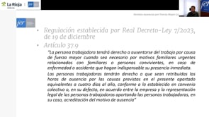 Microponencia express - El Permiso de Ausencia por Fuerza Mayor del Artculo 37.9 del Estatuto de los Trabajadores