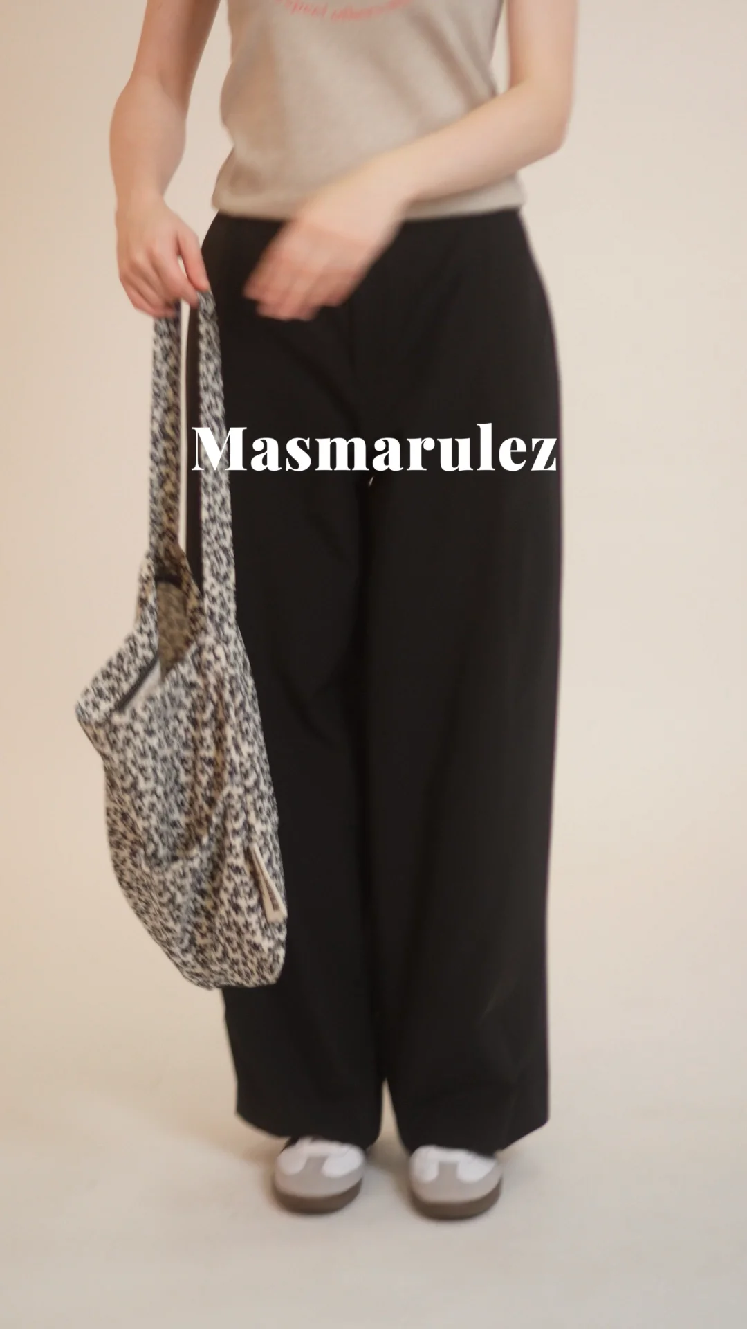 エコバッグ masmarulez Rabbit eco bagblack flower 5011165830 MASMARULEZ】Rabbit eco bag_black flower【送料・関税込み
