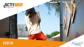 Rodillos colgantes J5919® Áreas de juegos acti’fun acti’ninja vídeo