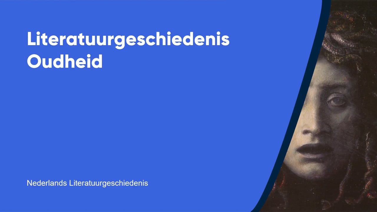 Literatuurgeschiedenis Oudheid