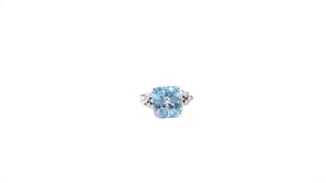 Special aquamarineペンデュラム✨ Aquamarine-Center-Stone-With-
