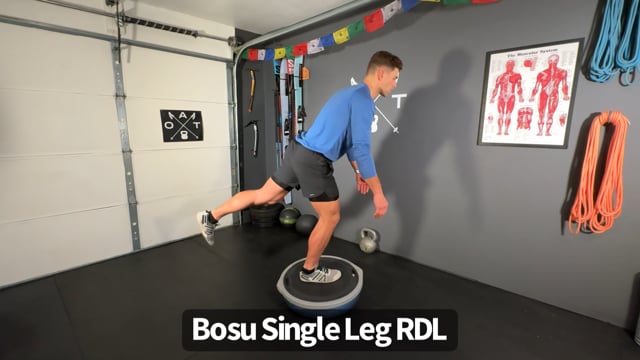Bosu Single Leg RDL