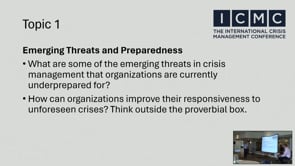 Panel Discussion - Crisis Chronicles: Insights from the Frontlines