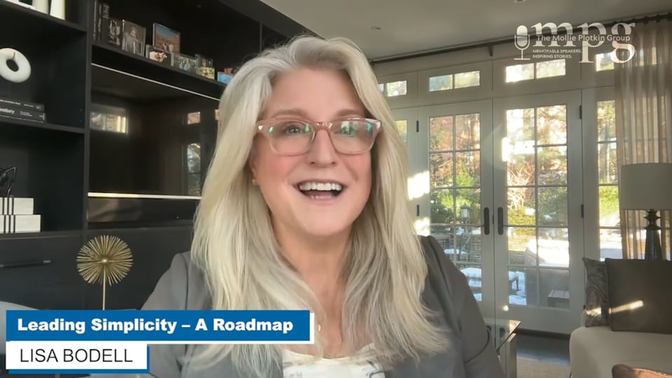 Lisa Bodell | Leading Simplicity – A Roadmap Keynote Description video thumbnail