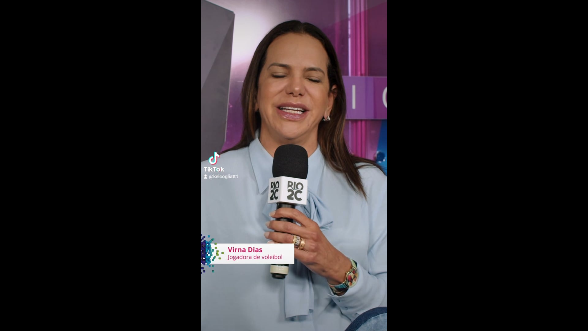 Estúdio RIO2C 2024 - Interview Virna (backstage view)