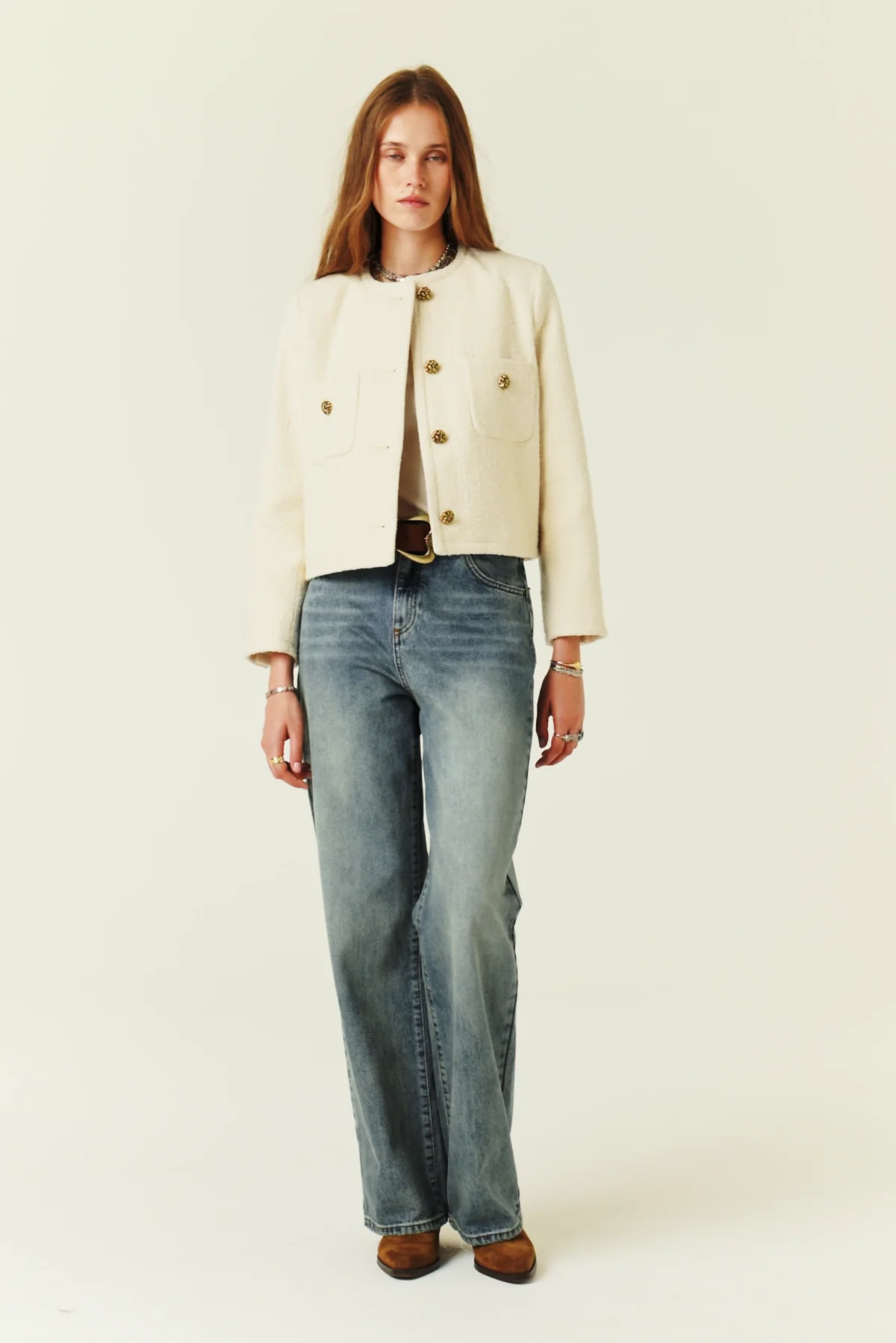 Jacket Meredith Off-White // ba&sh US Jacket Meredith Off-White // ba&sh US