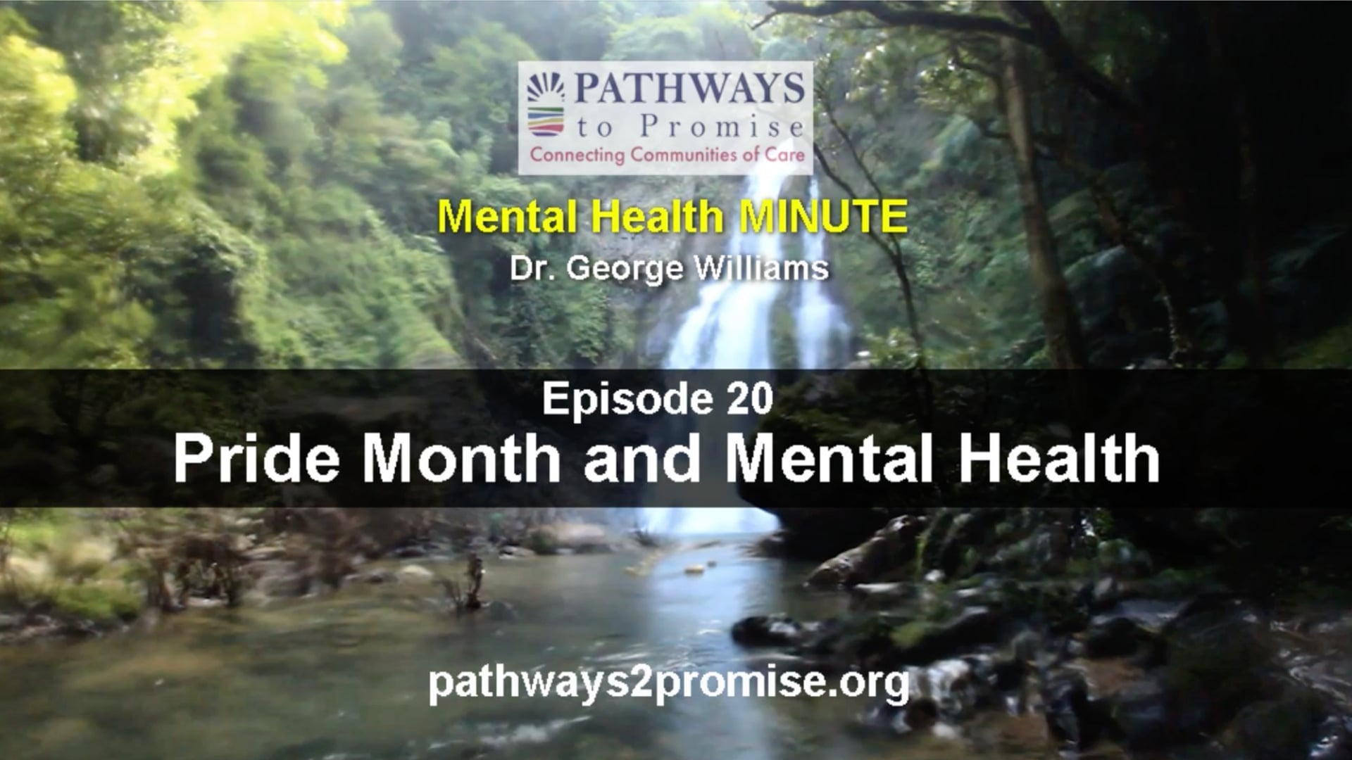 Mental Health MINUTE - Episode 20 - Pride Mental Health