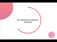 An Overview of Sports First Aid