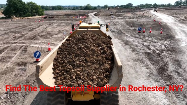 ⁣Topsoil Delivery by Taouk Development in Rochester, NY