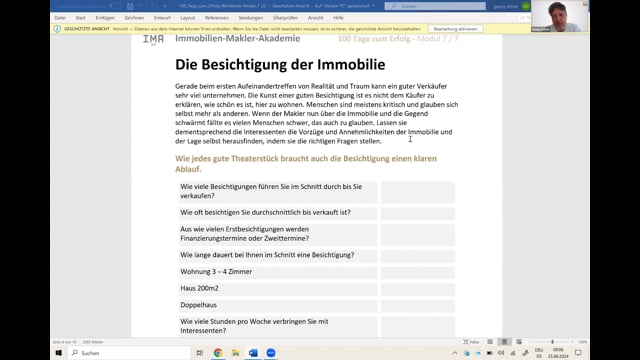 100 Tage zum Erfolg - Modul 7