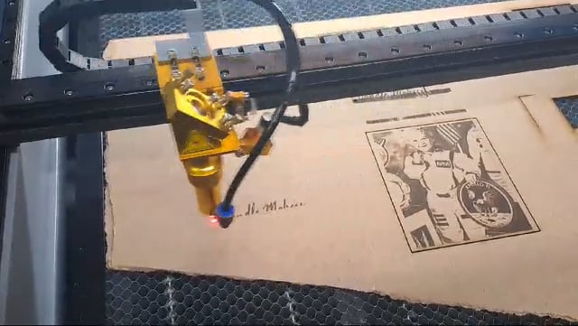 Laser engraving at AM.CO.ZA