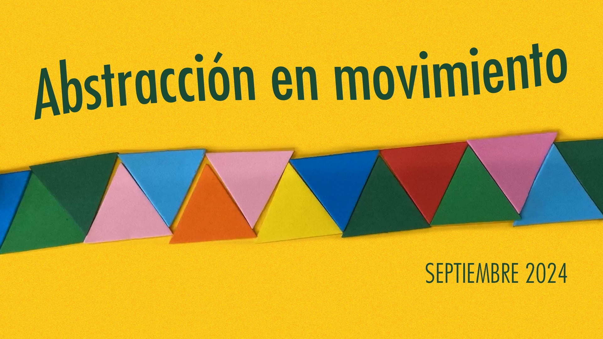 Abstracción en movimiento. Punto y Raya en el Instituto Cervantes