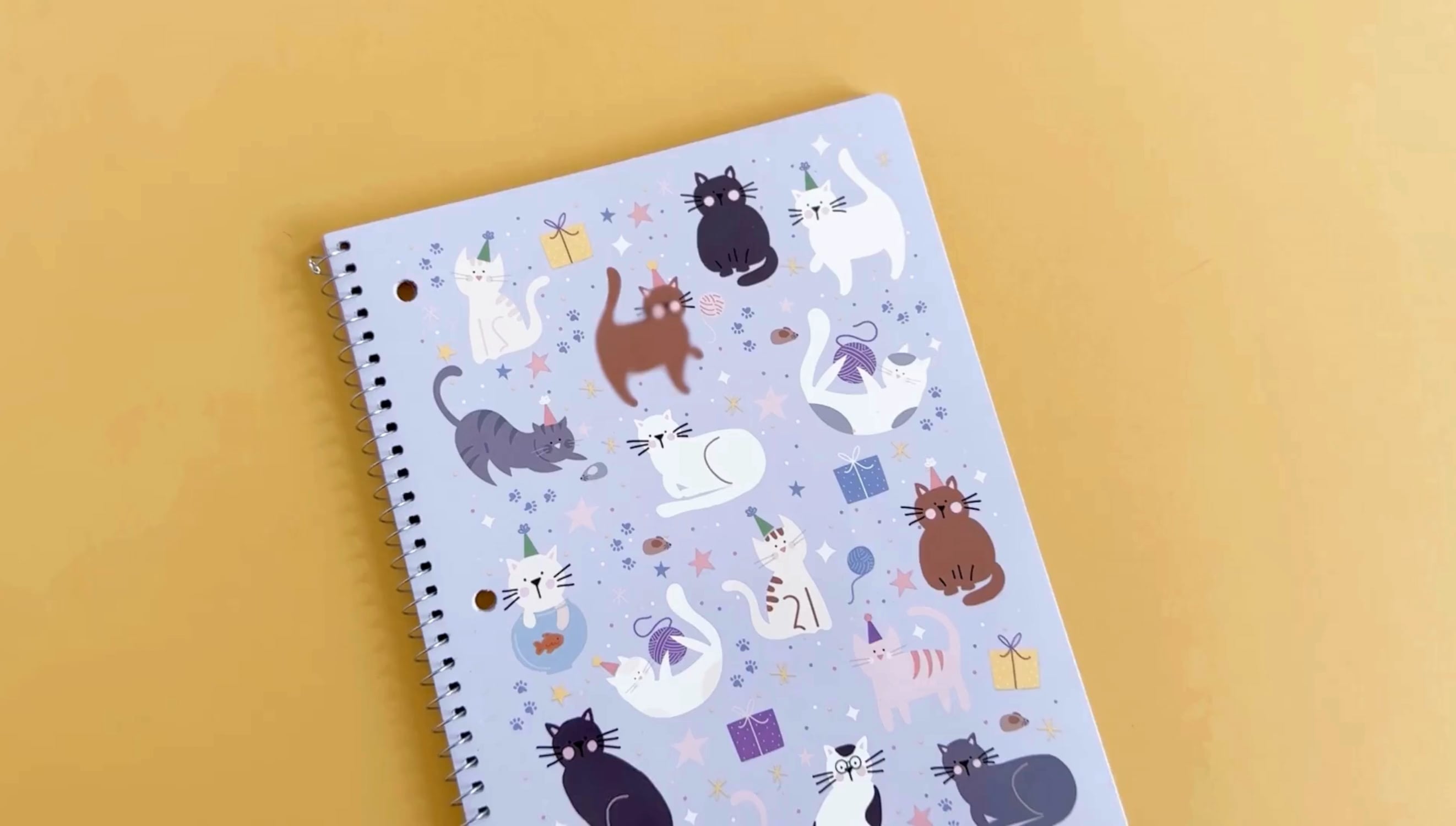 Puurrfect Spiral Notebook video