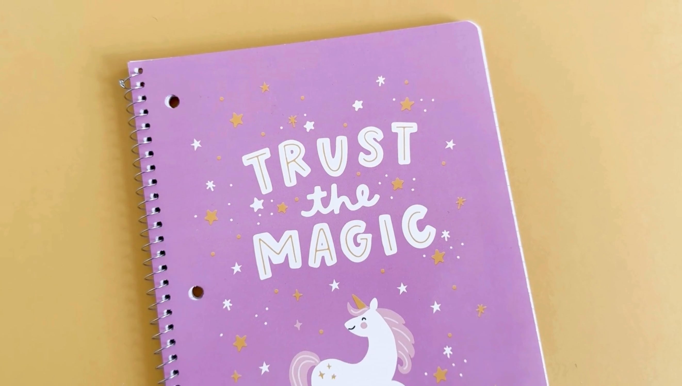 Trust The Magic Spiral Notebook  video