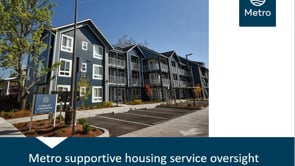 Supportive Housing Services Oversight Committee Meeting - June 24, 2024 on Vimeo