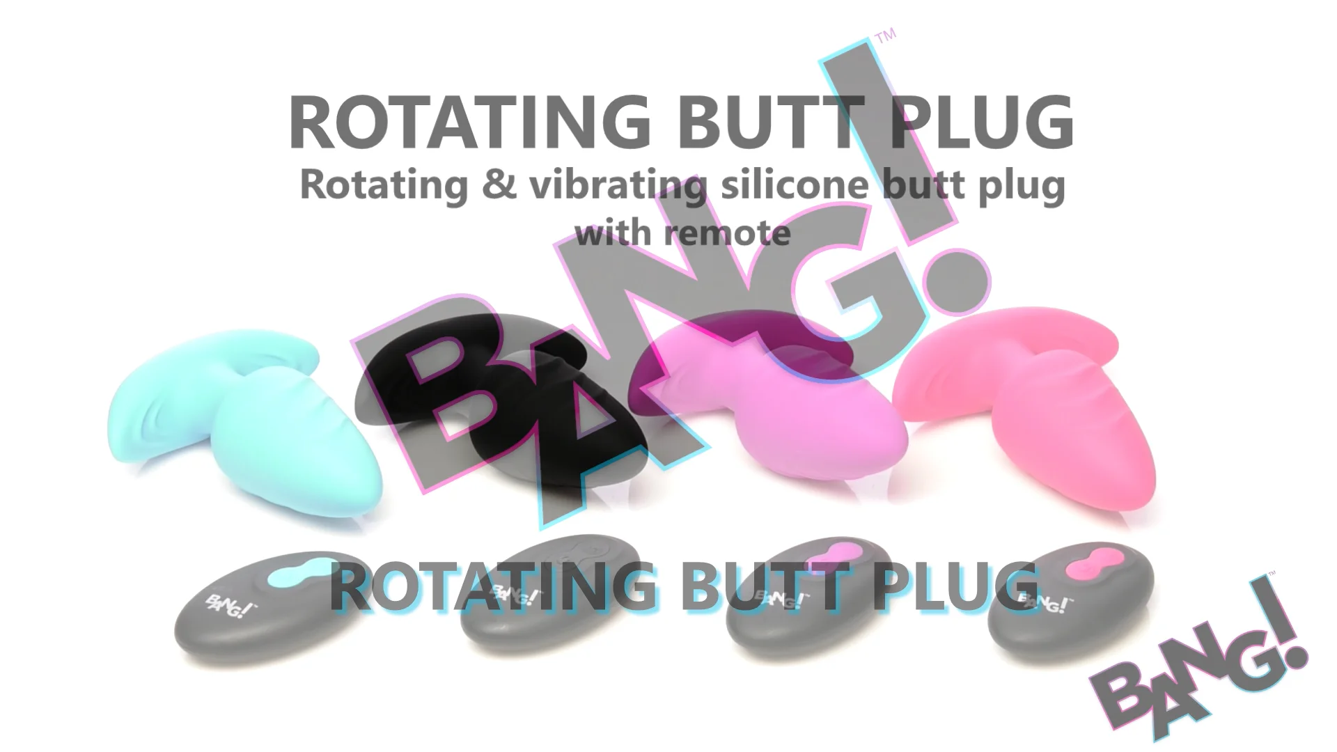 bang vibrating butt plug Amazon.com: Bang! Vibrating Rainbow Butt Plug for Beginners, Men, Women, &  Couples. Rechargeable and Splashproof. Textured Plug and Bullet Vibrator.  Premium Silicone. 4 Pieces, Rainbow. : Health & Household main image 0