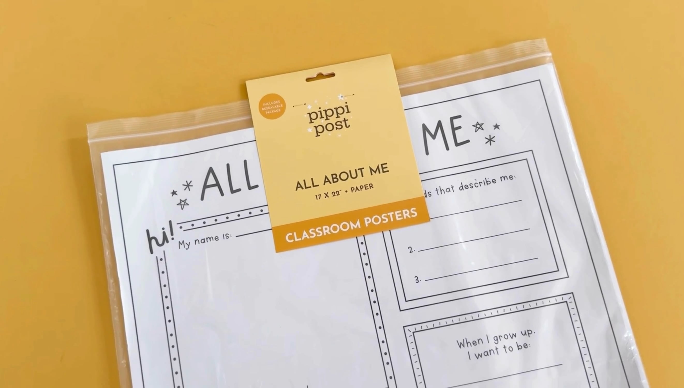 All About Me Poster Pack video