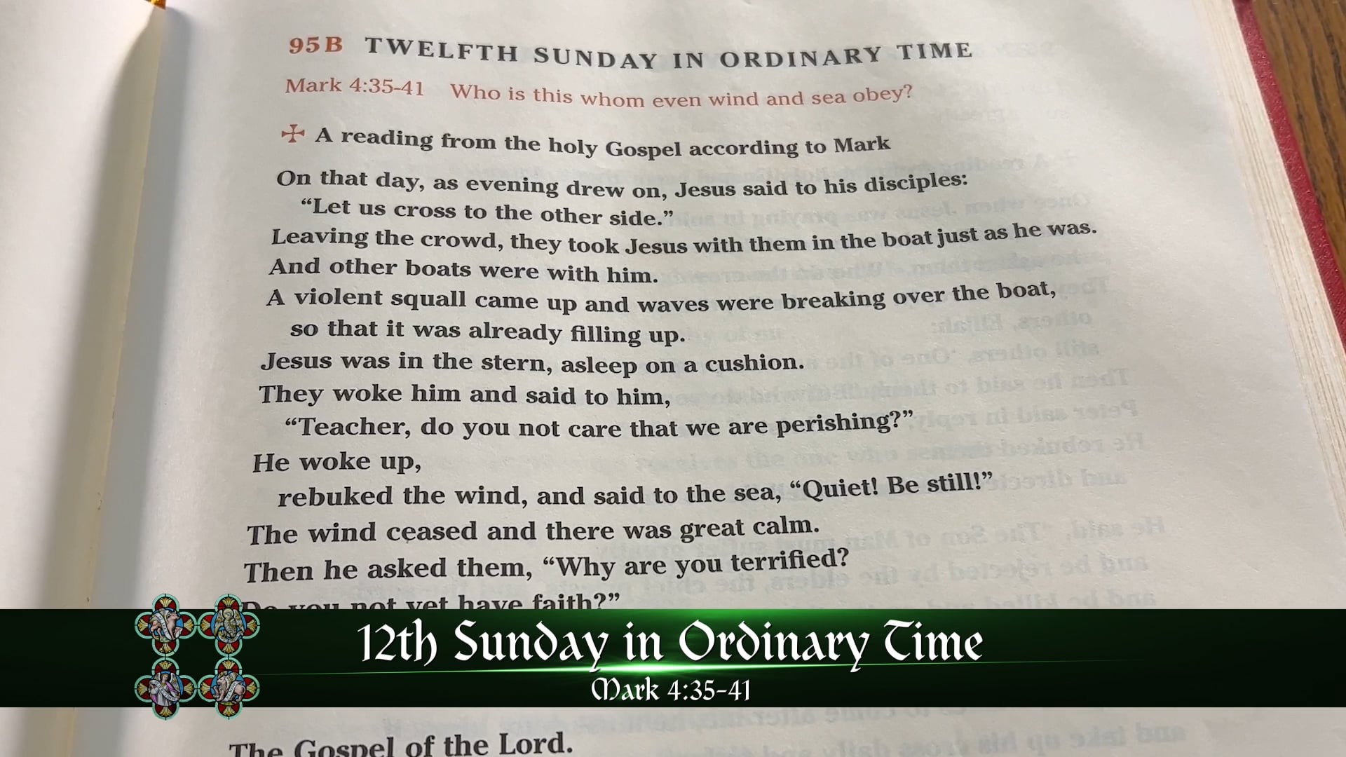 The Word - 12th Sunday in Ordinary Time