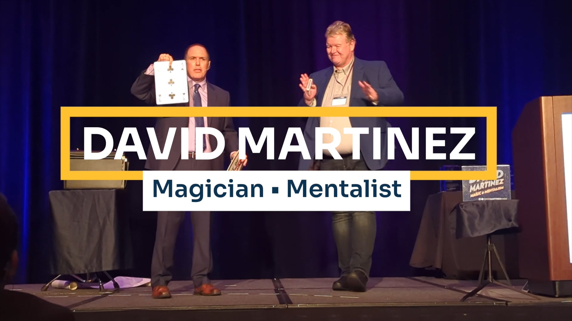 Promotional video thumbnail 1 for David Martinez, Award-Winning Magician