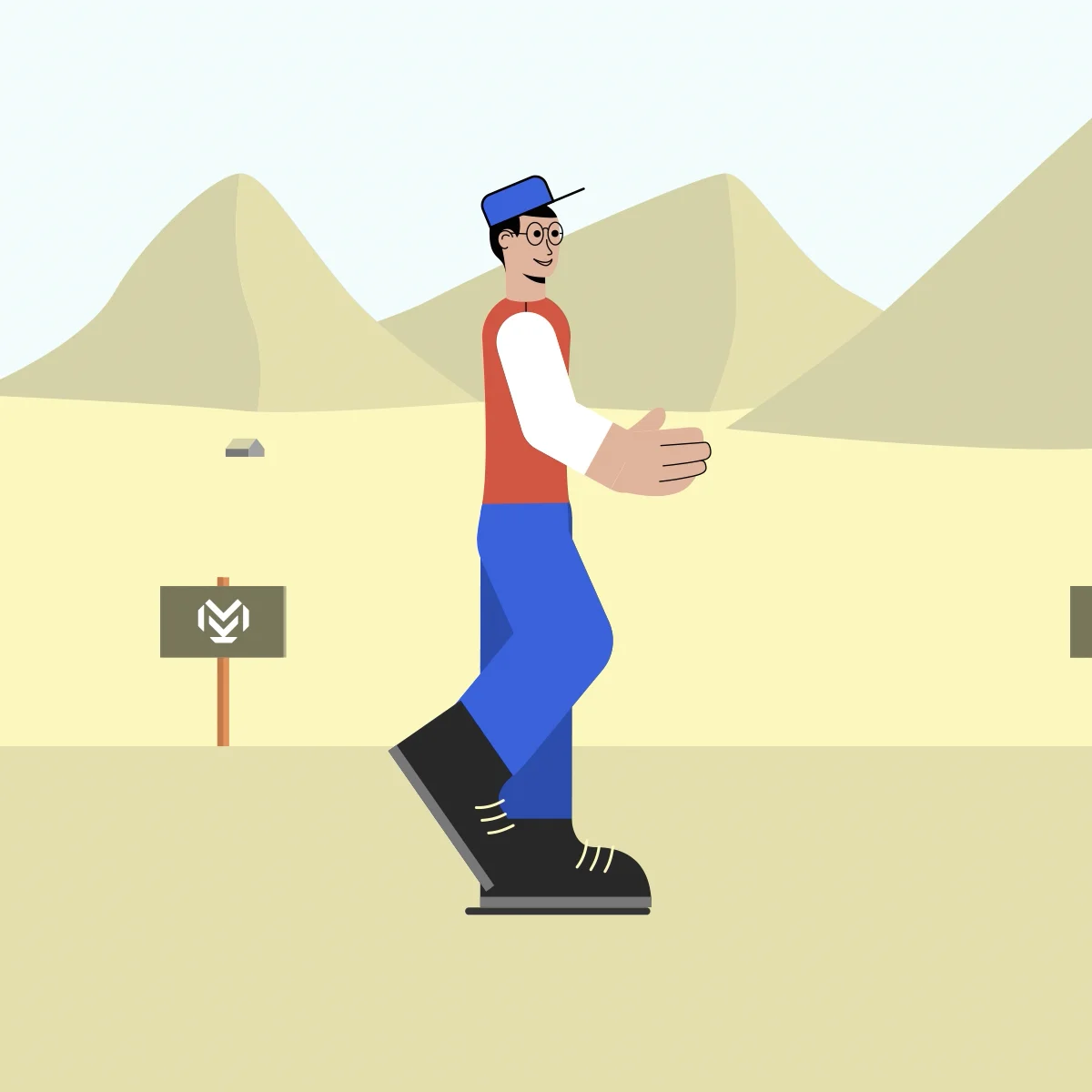 Energetic Walk Cycle on Vimeo