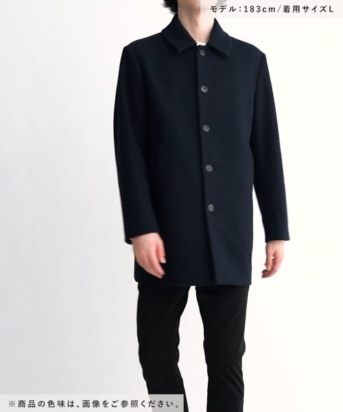 軽やかストレッチショートステンカラーコート/アウトレット価格/115776