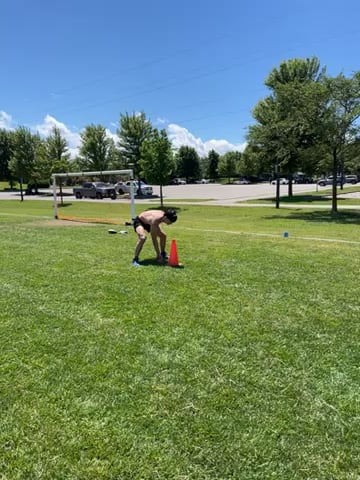 Watch anthony calabria's 5-10-5 Agility: 4.57 seconds