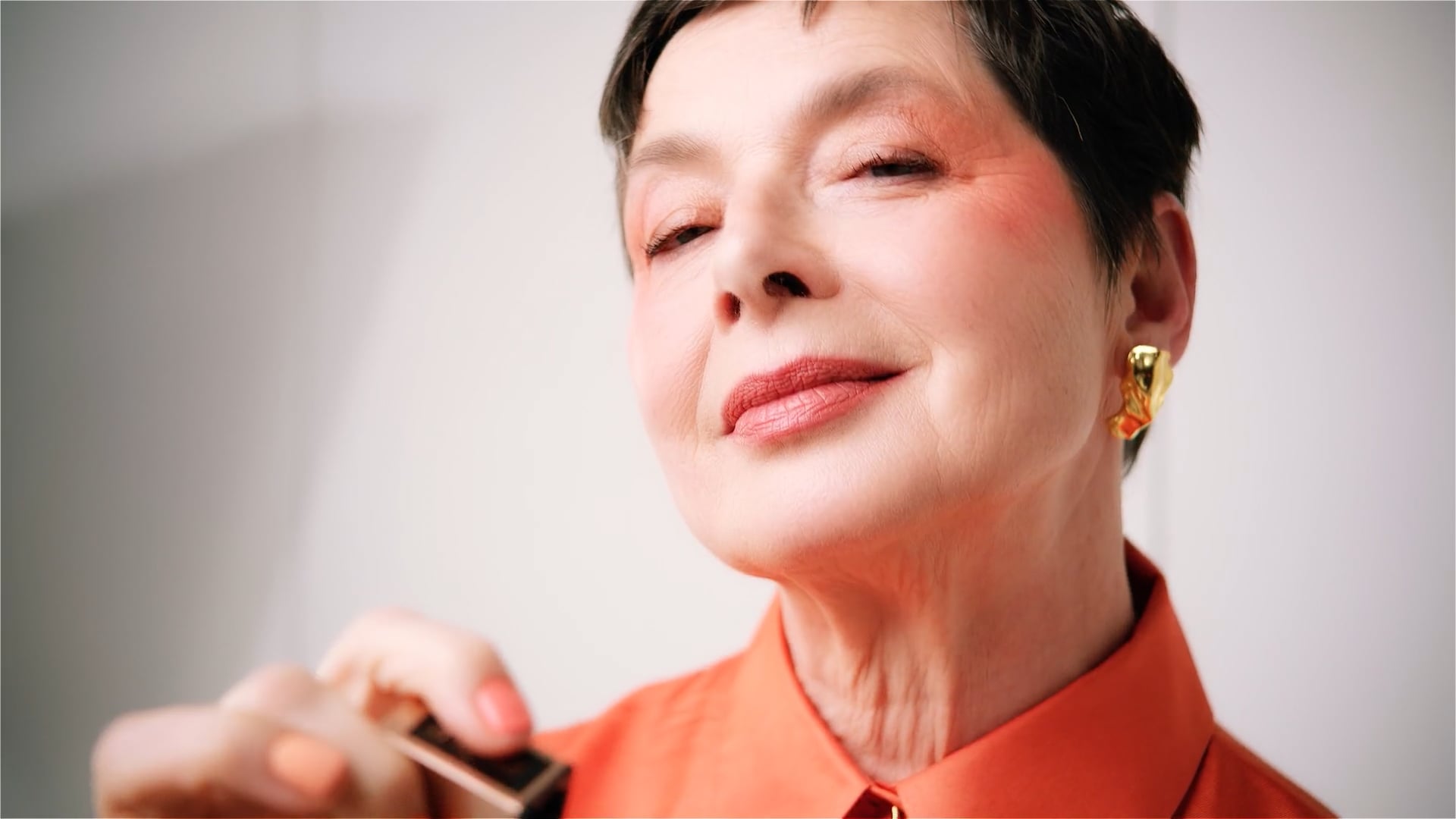 MESS WITH LANCÔME // Cozy Peach with Isabella Rossellini