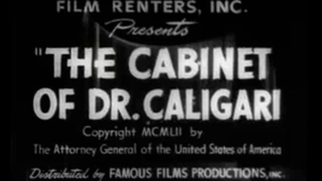 The Cabinet of Dr. Caligari