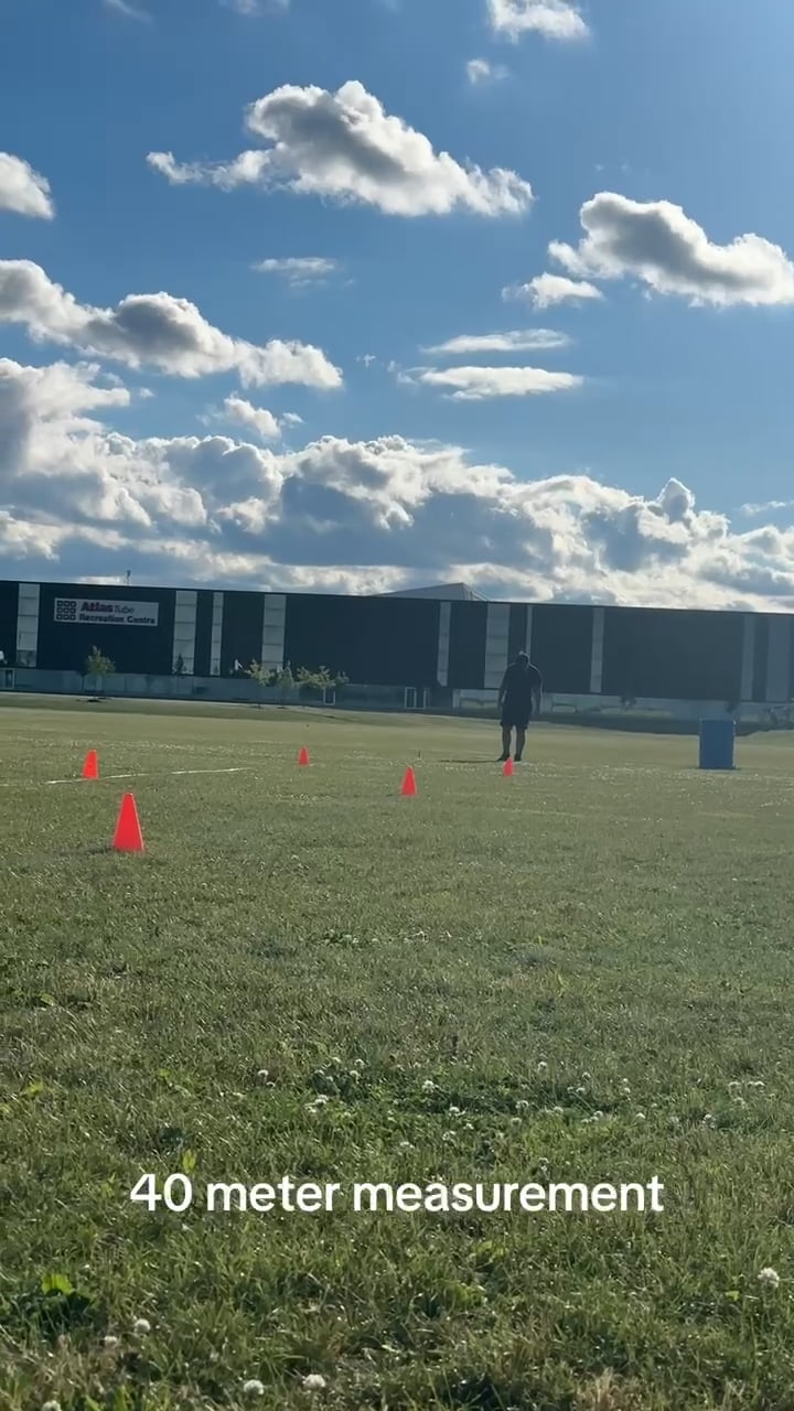 Watch hazen jasey's 40 Yard Dash: 6.59 seconds