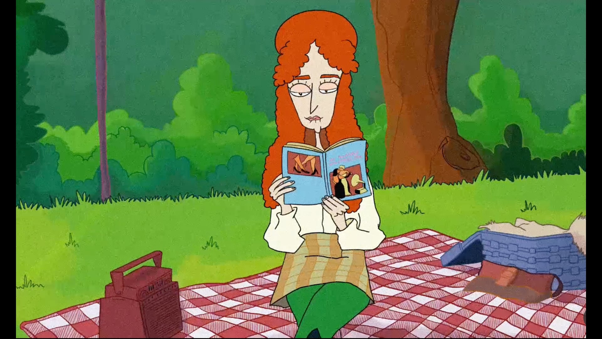 RED WINE SUPERNOVA - CLAUDIA MANZANERA 2D ANIMATION