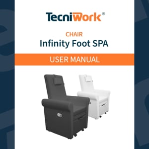 White pedicure chair Infinity Foot Spa