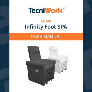 White pedicure chair Infinity Foot Spa