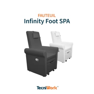 Fauteuil de pédicure Infinity Foot Spa gris