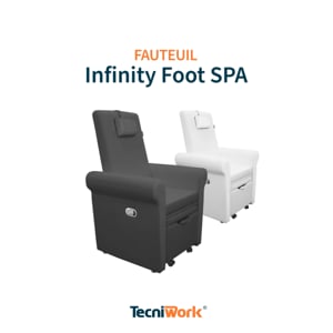 Fauteuil de pédicure blanc Infinity Foot Spa