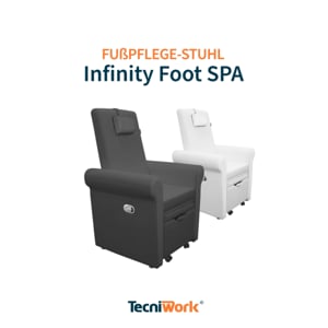 Fußpflegestuhl Foot Spa Infinity grau