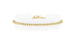1.00 ct. t.w. Diamond Tennis Bracelet in 18kt Gold Over Sterling
