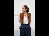 Martha restyled reconditioned vintage Sable Bolero (Copy)