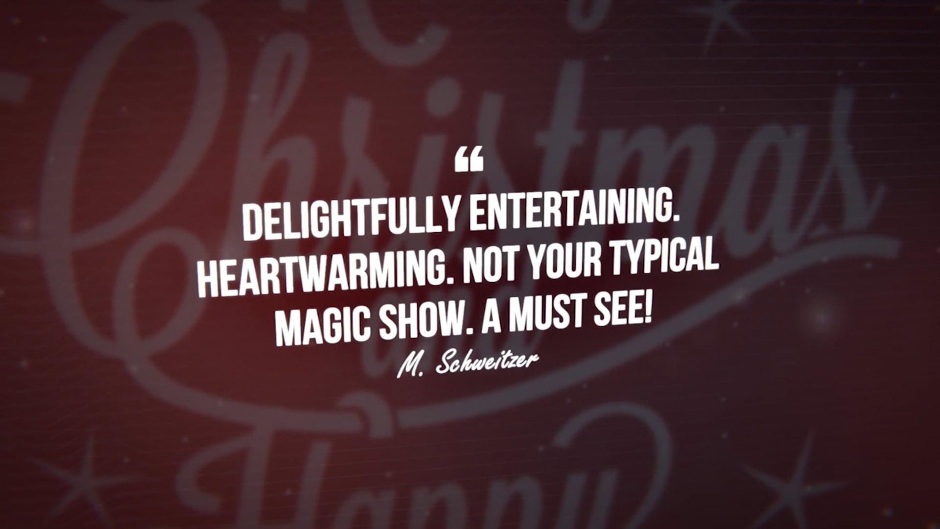 Promotional video thumbnail 1 for White Rabbit Magic