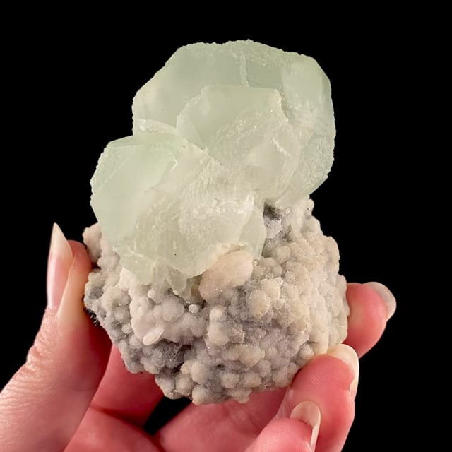 Fluorite on Quartz